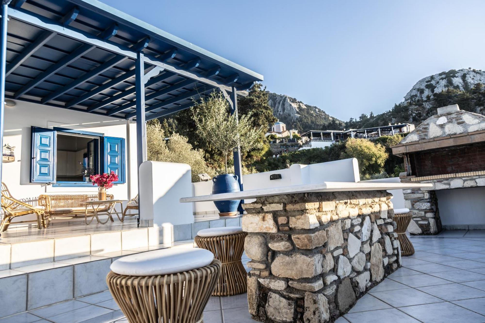 Вилла Giannis & Maria Sunset House Lagoudi Zia Экстерьер фото
