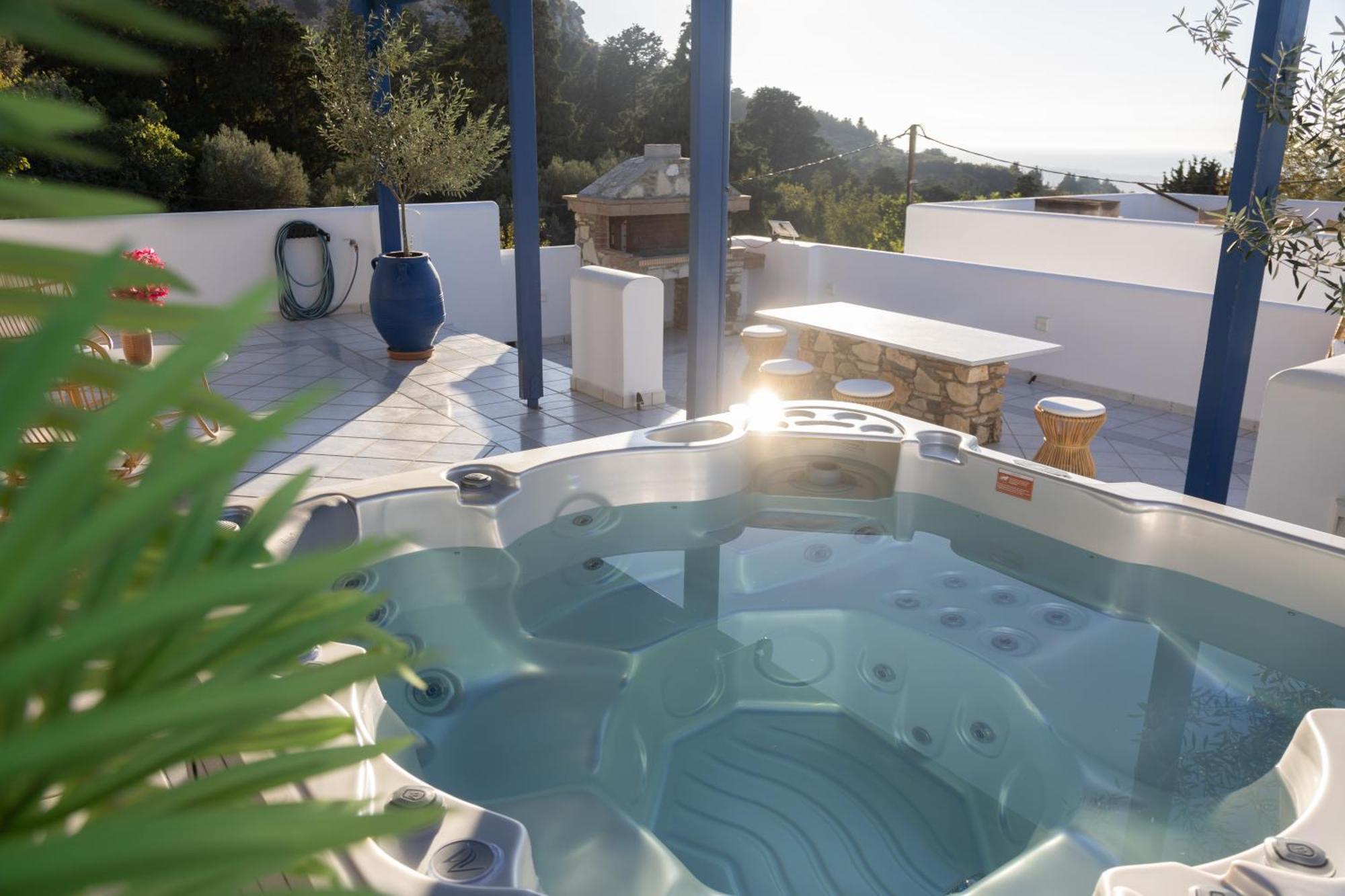 Вилла Giannis & Maria Sunset House Lagoudi Zia Экстерьер фото